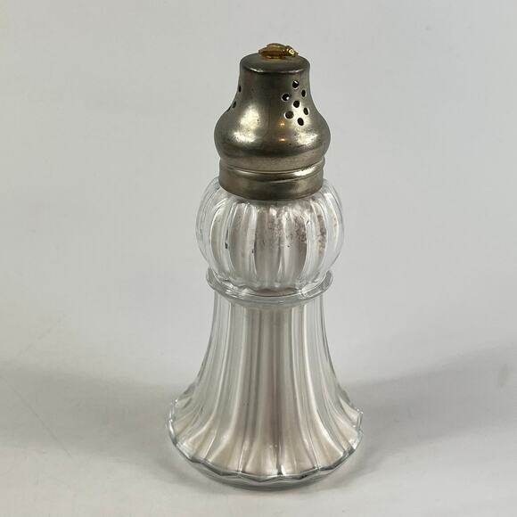 Lady Primrose Royal Extract Dusting Silk Glass Powder Shaker Dallas London 3oz - Picture 1 of 10